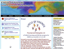 Tablet Screenshot of circleoffriendsbend.com